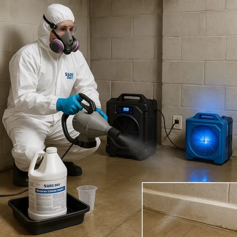 Sanitization and Odor Removal process in Echo Park, CA
